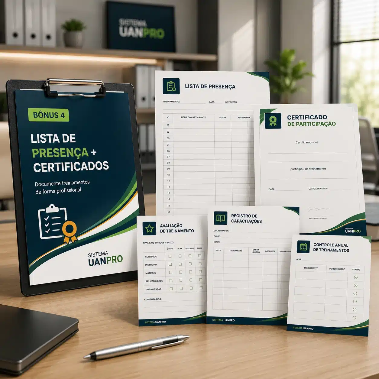 Lista de Presença + Certificados